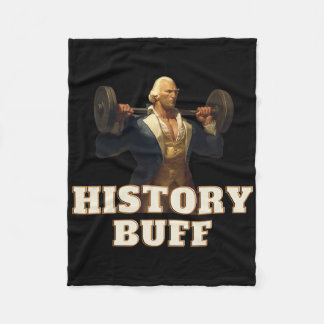 History Buff George Washington 4th Of July Gym Wor Fleece Blanket