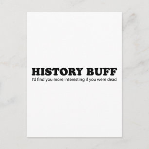History Buff Postcard