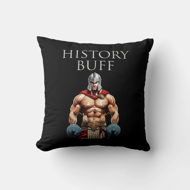 History Buff Roman Centurion Cushion (Front)
