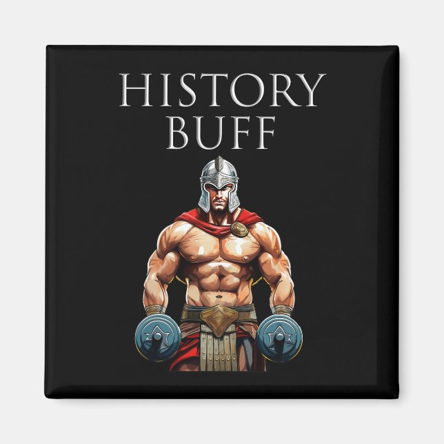 History Buff Roman Centurion Magnet (Front)