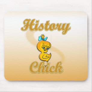 History Chick Mouse Pad