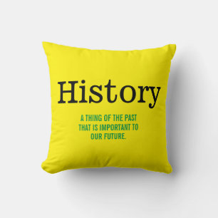 History Cushion