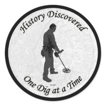 History Discovered YouTube channel themed sticker