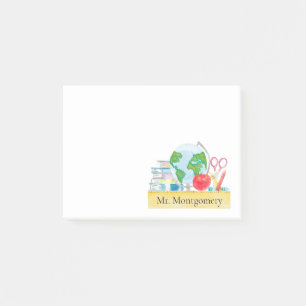 History Geography Teacher Post-it Notes