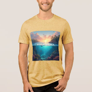 history gulf of america news sunrise Tri-Blend shirt