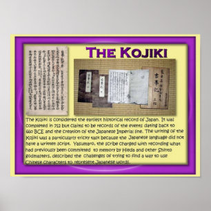 History, Japan, Kojiki Poster