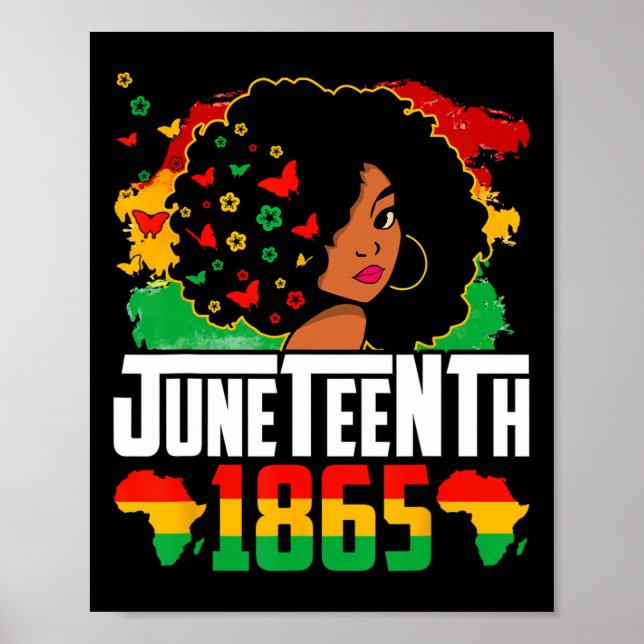 History Juneteenth Is My Independence Day Black Wo Poster (Front)