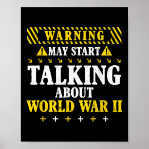 History Lover Warning May Start Talking About Worl Poster