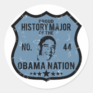 History Major Obama Nation Classic Round Sticker
