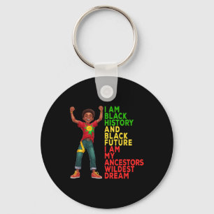 History Month Juneteenth Independence Day Kid Boy  Key Ring