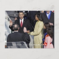 HISTORY: Obama Family at Inauguration Ceremony