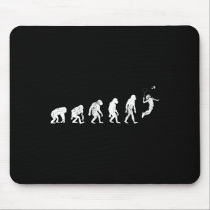 History Of Badminton Lover Print Funny Badminton E Mouse Pad