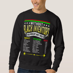 History Of Black African Inventors Black History M Sweatshirt
