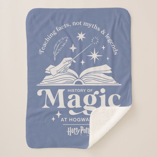 History of Magic at HOGWARTS™ Sherpa Blanket (Front)