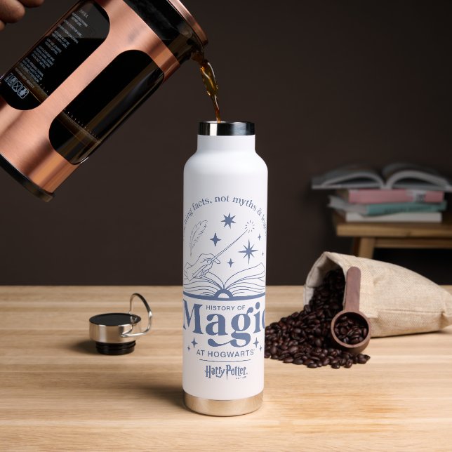 History of Magic at HOGWARTS™ Water Bottle (Coffee)
