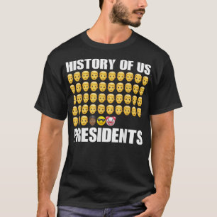 History of US Presidents 46th Clown President Bide T-Shirt