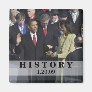 HISTORY: President Obama Inauguration Ceremony Magnet