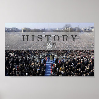HISTORY: President Obama Swearing in Ceremony Poster