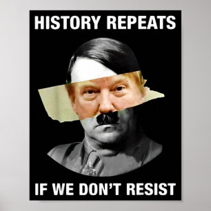 History Repeats If We Don't Resist  Poster