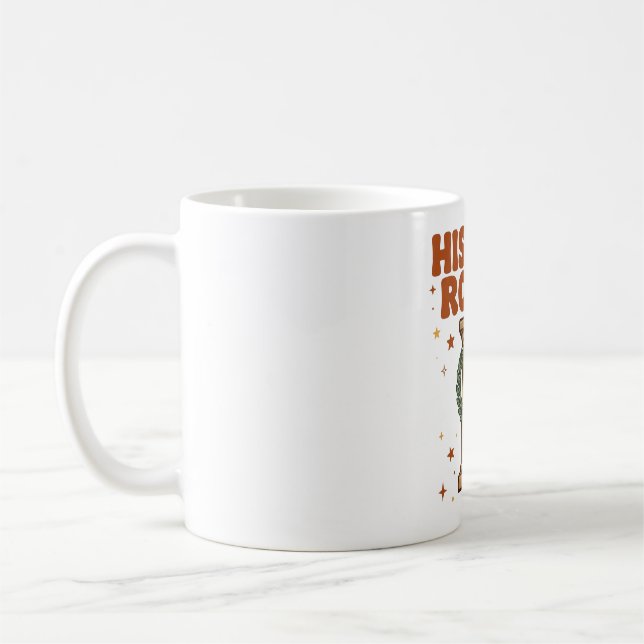 History Rocks Column Scroll Fun Coffee Mug (Left)