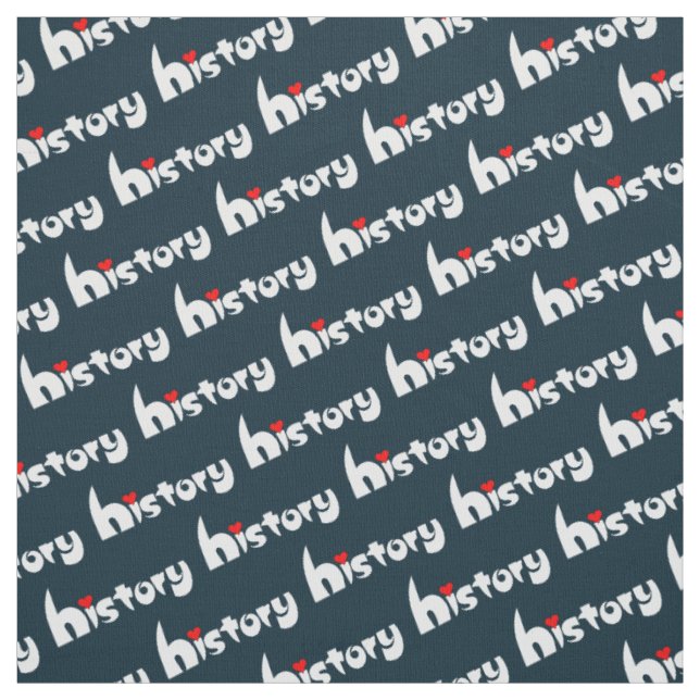 History Small Heart Fabric (Swatch)