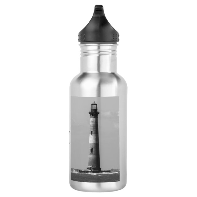 History Stands Tall Grayscale Water Bottle (Right)