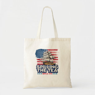 History Teacher Boston Spilling The Tea Since 1773 Tote Bag