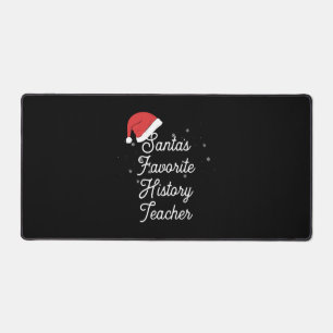 History Teacher Christmas Desk Mat