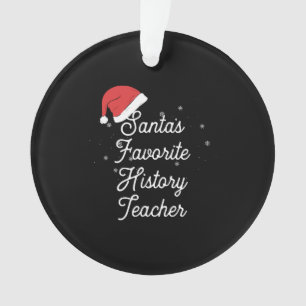 History Teacher Christmas Ornament