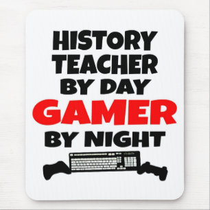 History Teacher Gamer Mouse Pad