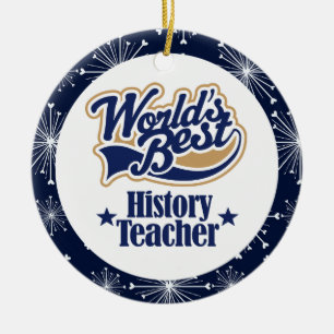 History Teacher Gift Ornament