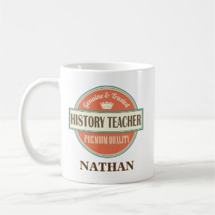 History Teacher Personalised Office Mug Gift