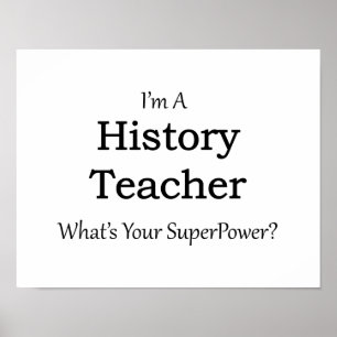 History Teacher Poster
