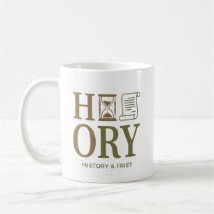 History Teacher Typography Design Coffee Mug