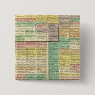 History World to 1789 15 Cm Square Badge