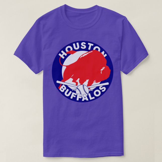 Histroric Houston Buffaloes Baseball 1888 TShirt (Design Front)