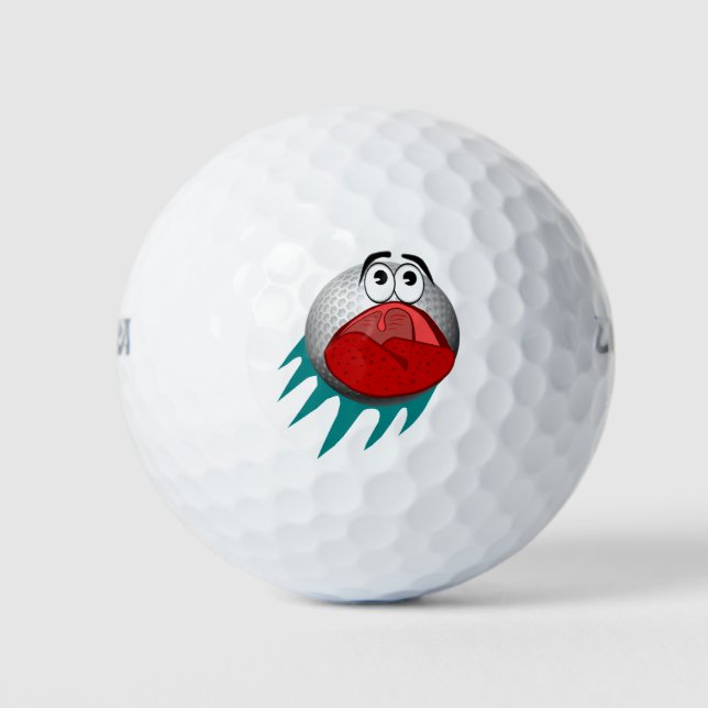 Hit Golf Ball Cartoon (Front)