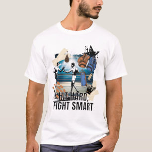 Hit Hard FIght Smart - Retro Boxing T-Shirt