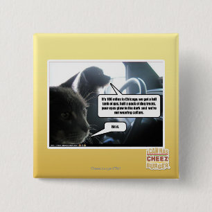 Hit It. 15 Cm Square Badge