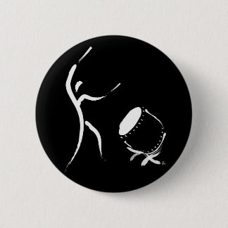 Hit It (Taiko Button) 6 Cm Round Badge