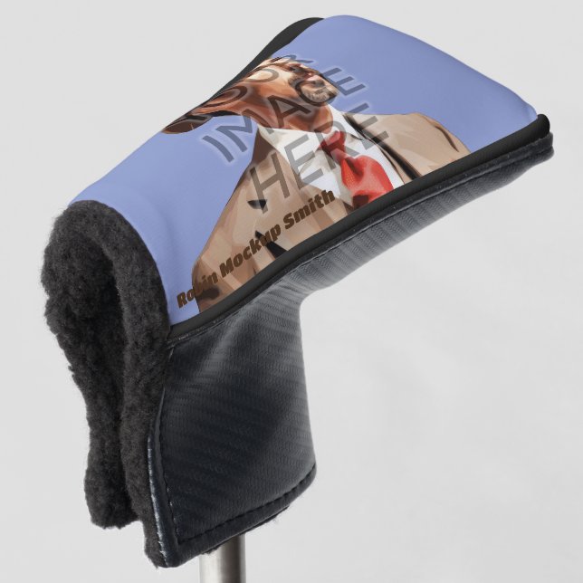 Hit My Pics Custom Photo Golf Head Putter Cover (3/4 Front)