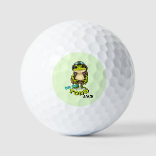 Hit the "toad" Jack, cute play on words Golf Balls