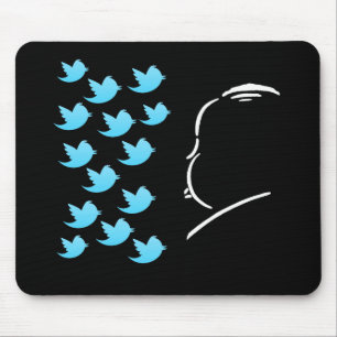 Hitch and Tweets Mouse Pad