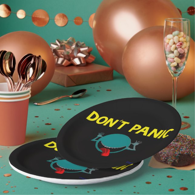 Hitch Hiker's Paper Plate (Multi)