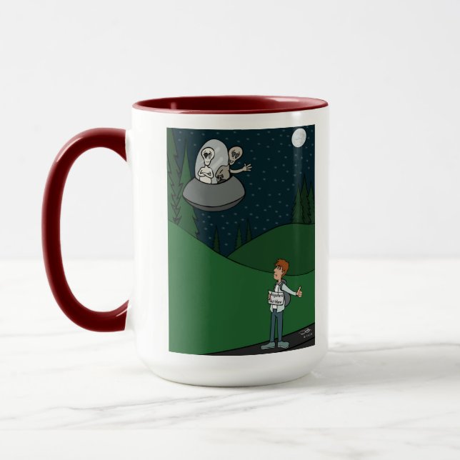 Hitchhiking Mug (Left)