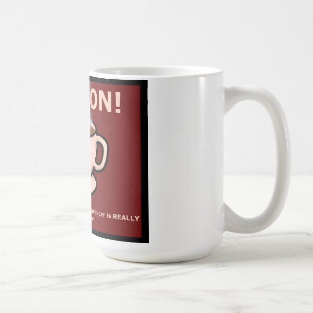 Hitchiker's Guide Hot Tea Coffee Mug (Right)