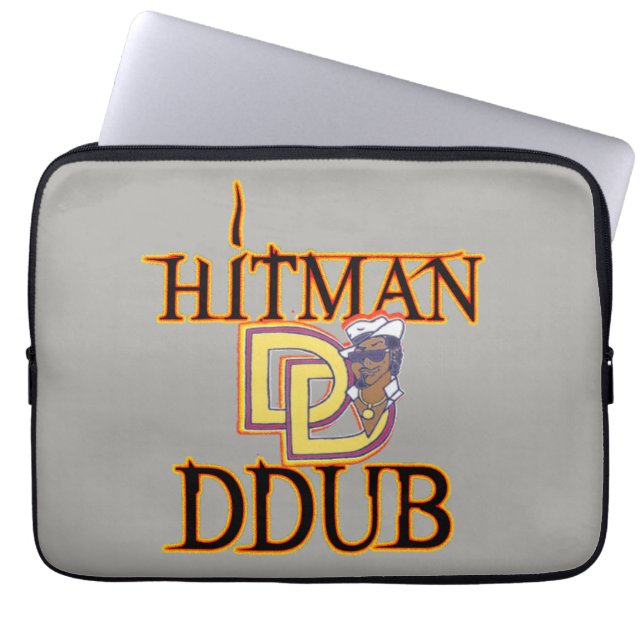 HITMAN*DDub Laptop Sleeve (Front)