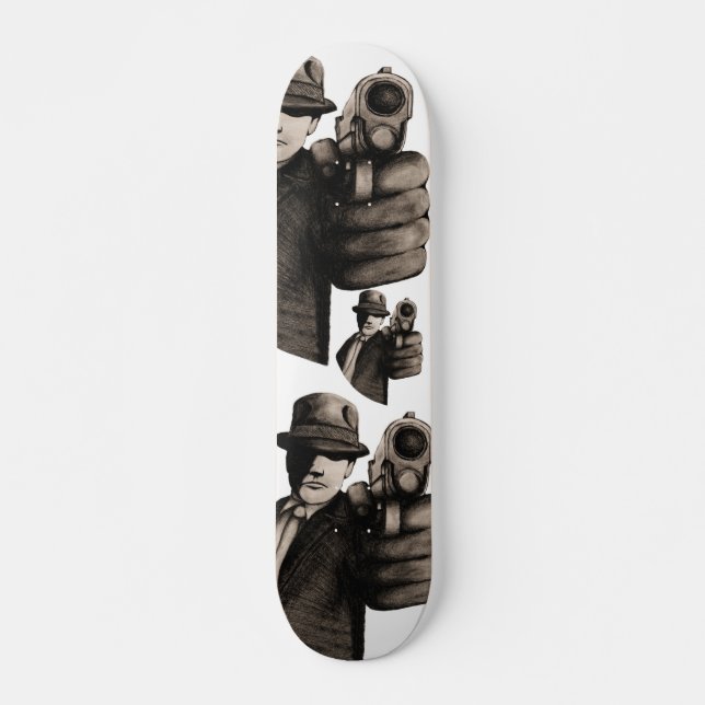 Hitman Triptych Skateboard (Front)