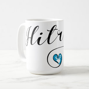 Hitra Flag Heart, Norway Coffee Mug