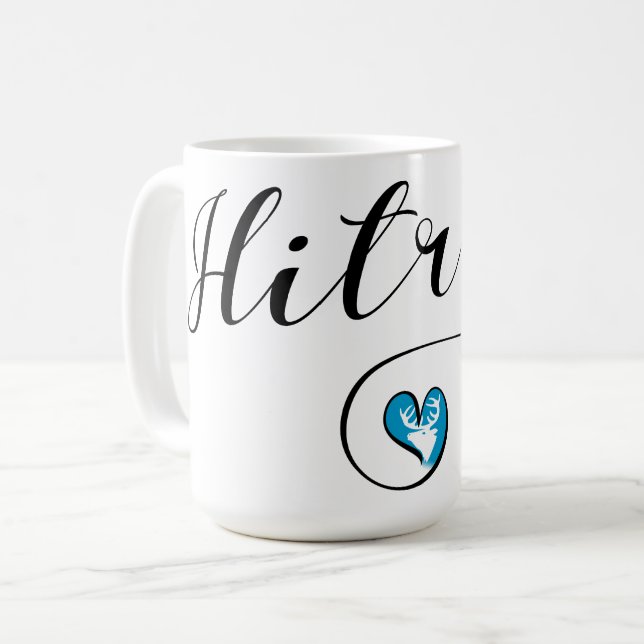 Hitra Flag Heart, Norway Coffee Mug (Front Left)